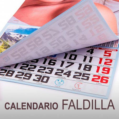 Calendarios de Faldilla
